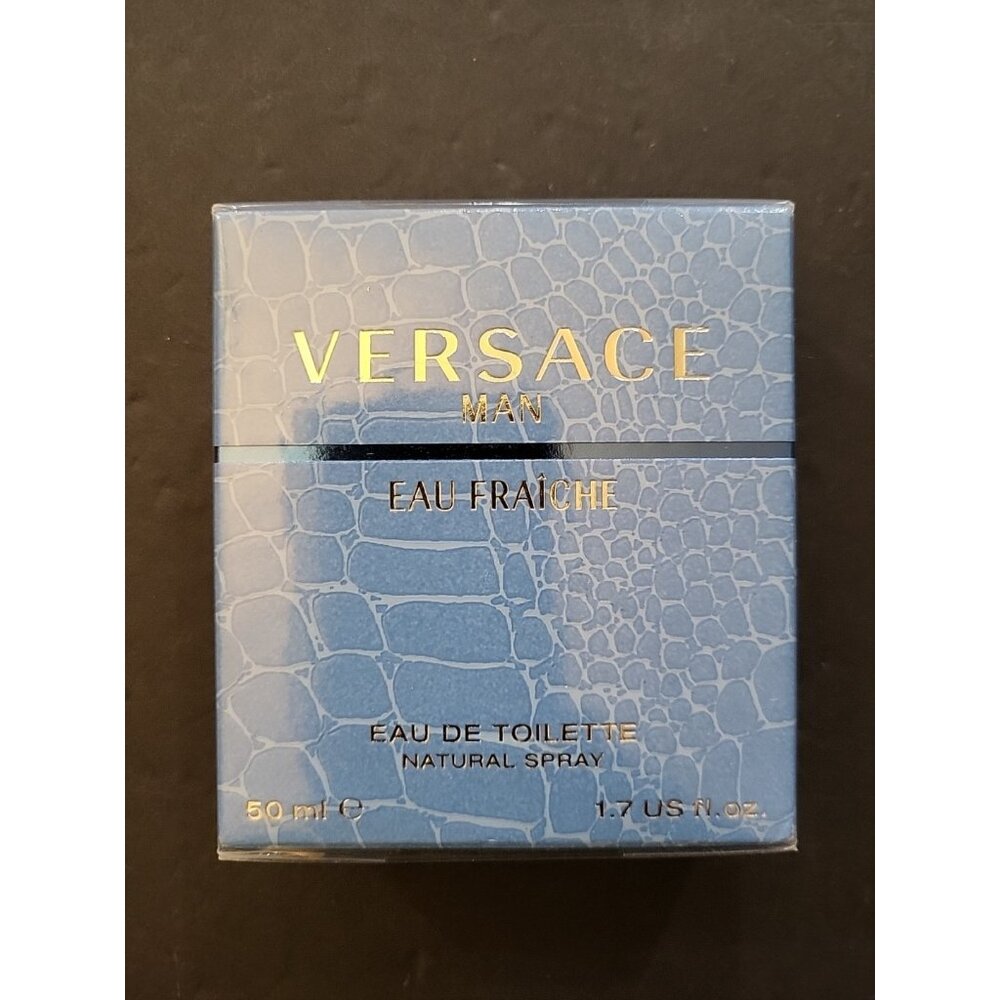 Versace Man Eau Fraiche 50ml/1.7oz Men's Eau de Toilette NIP NEW FACTORY SEALED